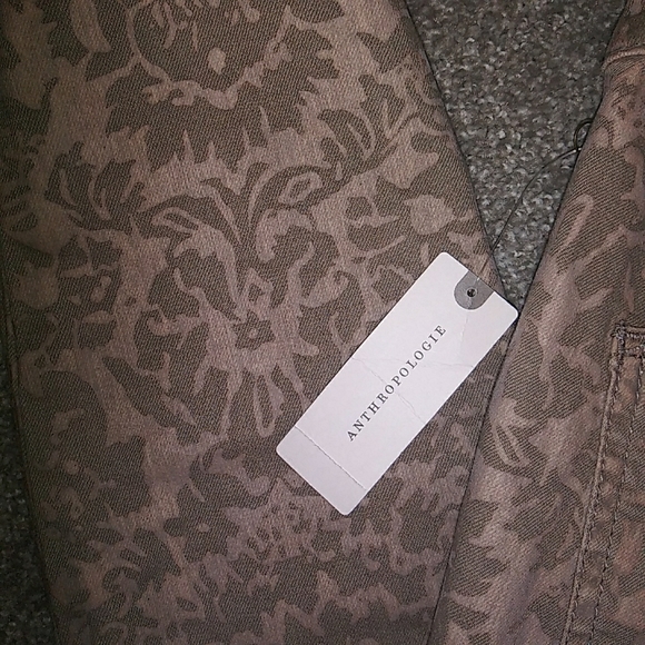 NWT Sz 27 Anthropologie Tapestry Seamed Jeggings - Picture 5 of 13